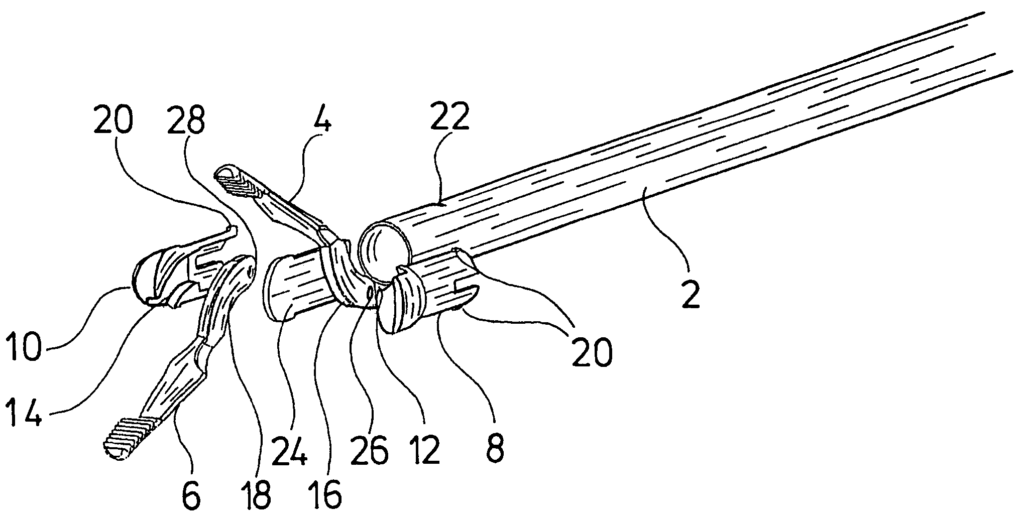 Instrument for minimal invasive surgery