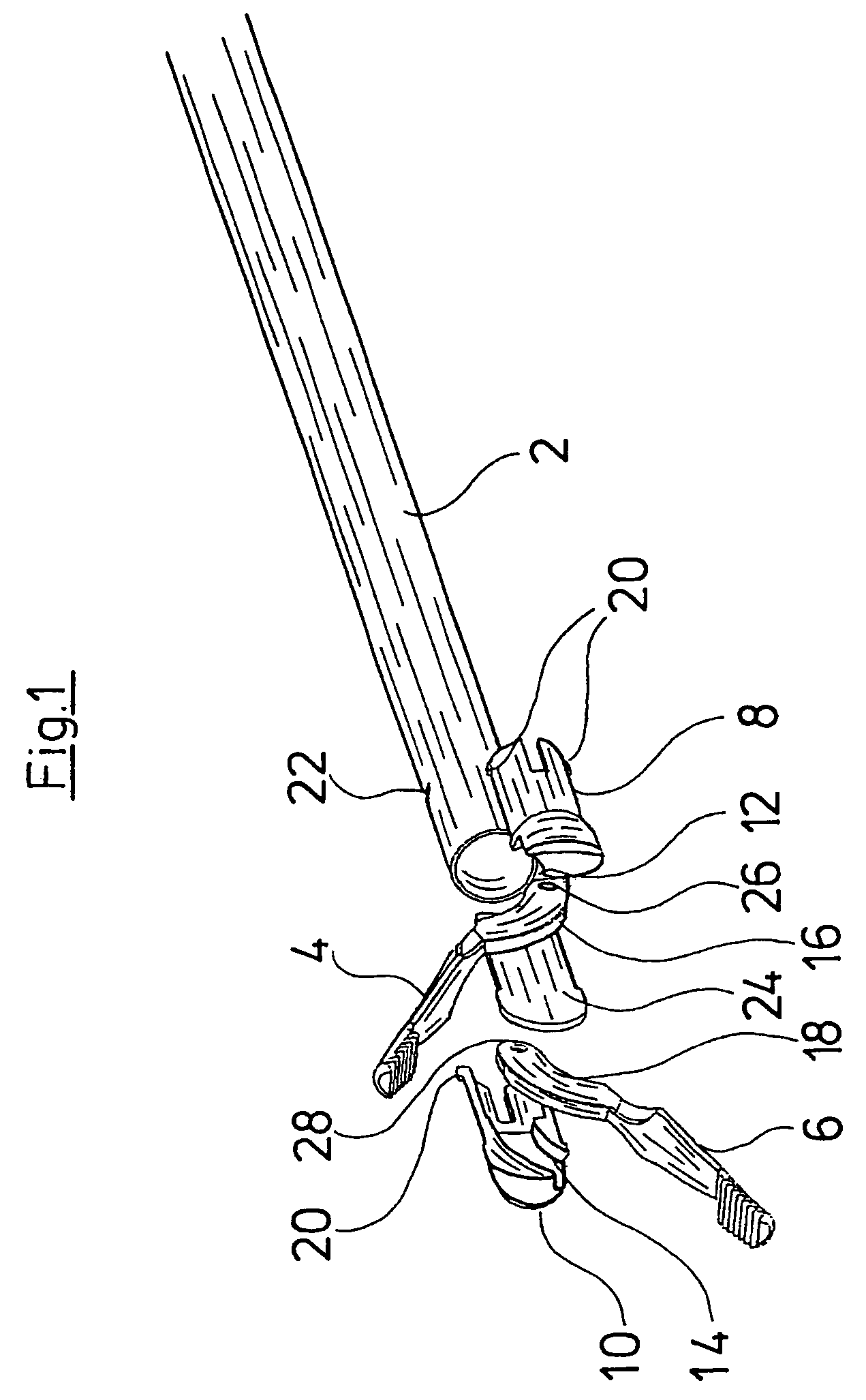 Instrument for minimal invasive surgery