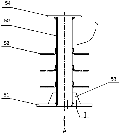 Anti-seismic structure for inner tank of double-hull cryogenic tank