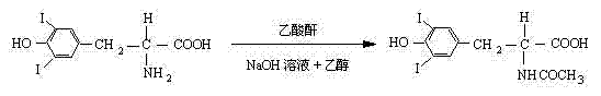 Improved L-thyroxine sodium synthesis method