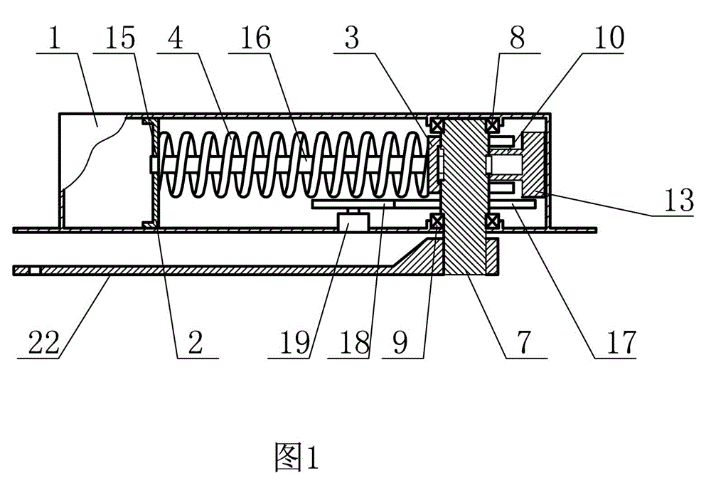 Multi-purpose self-return positioning door shaft