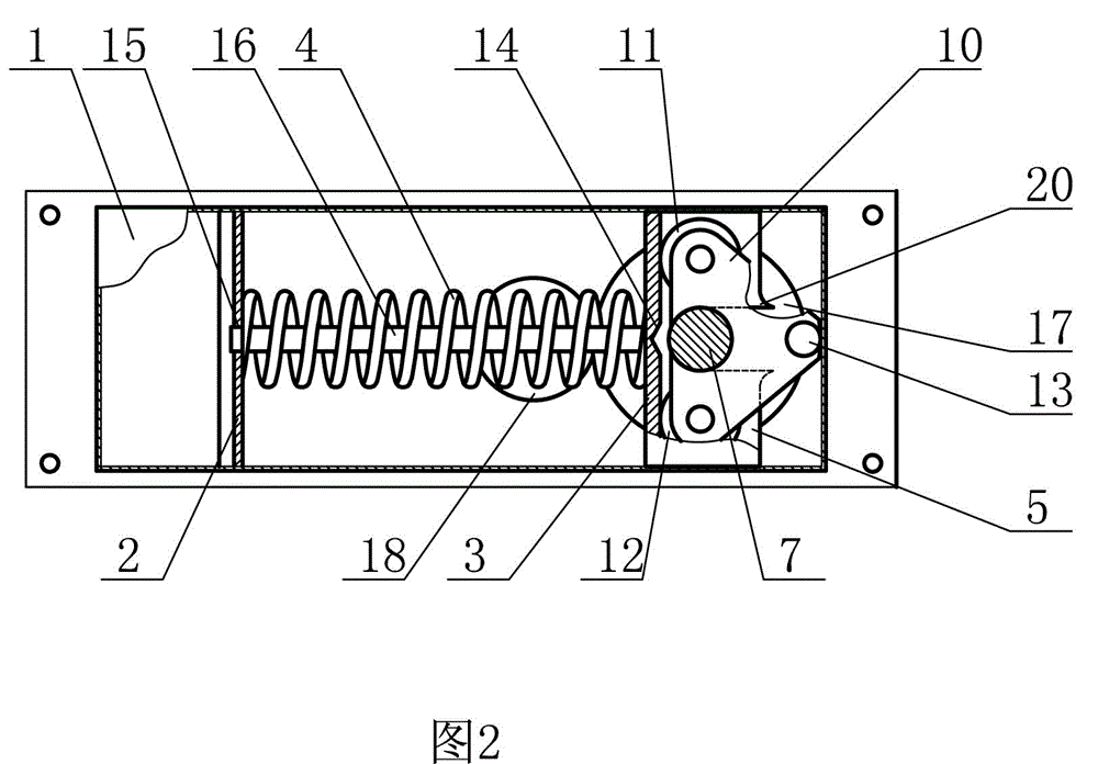 Multi-purpose self-return positioning door shaft