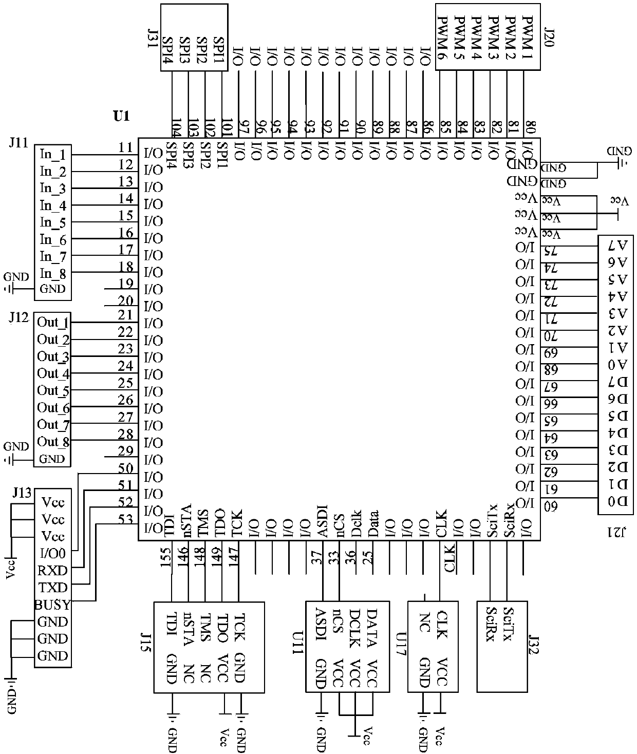 Variable frequency type three-phase wind power generation system and control method thereof