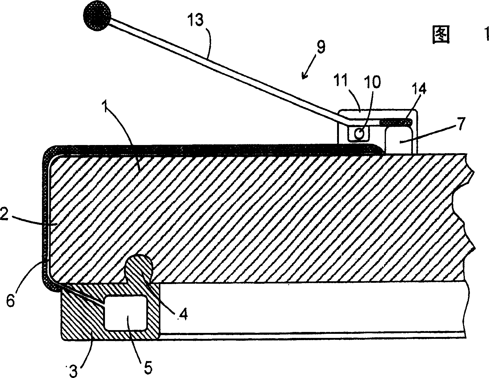 Refrigerator with a door-opening aid