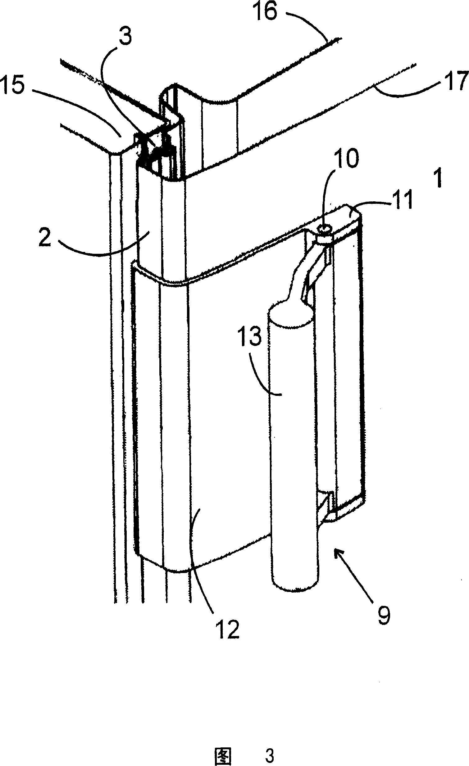 Refrigerator with a door-opening aid