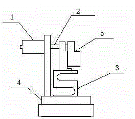 Method and device for detecting torsional angle, arch rise and pressure of wiper arm