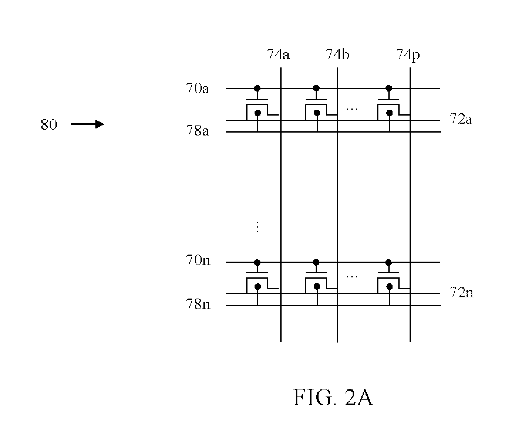 Compact Semiconductor Memory Device Having Reduced Number of Contacts, Methods of Operating and Methods of Making