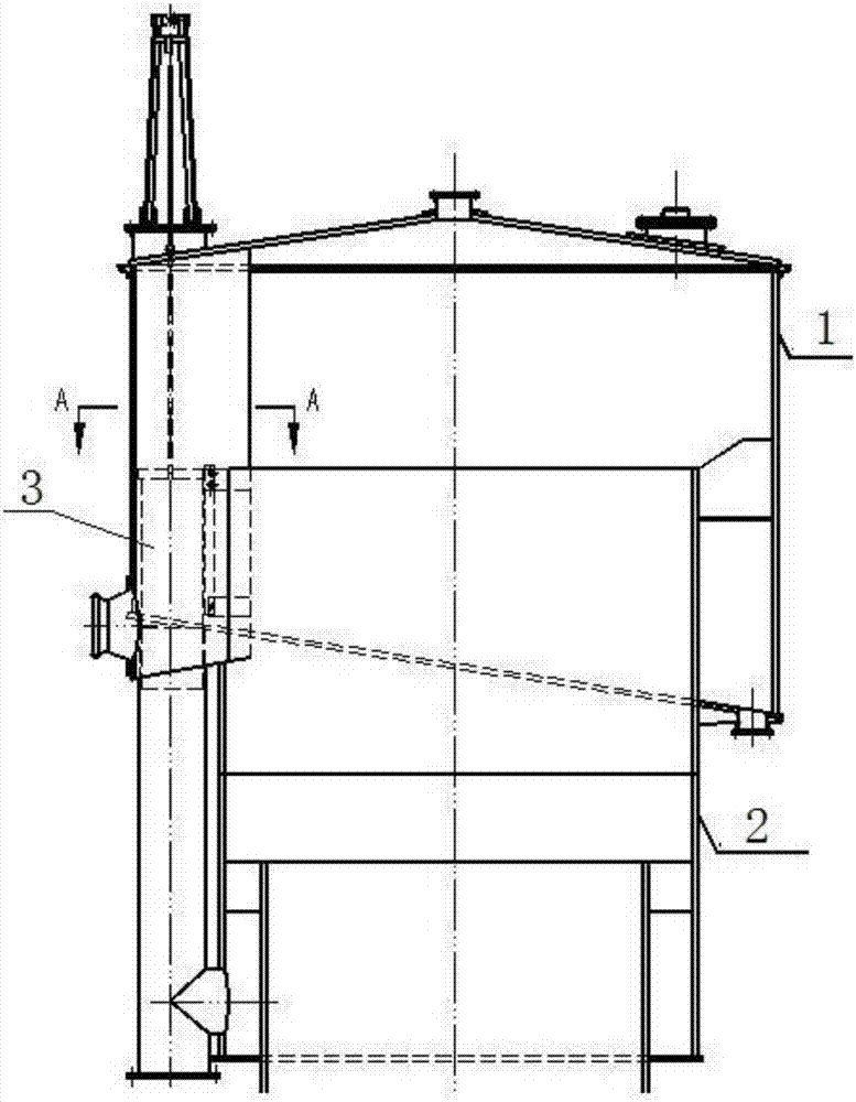 Desulphurization regeneration tower electric liquid level adjusting device, and regeneration tower working method