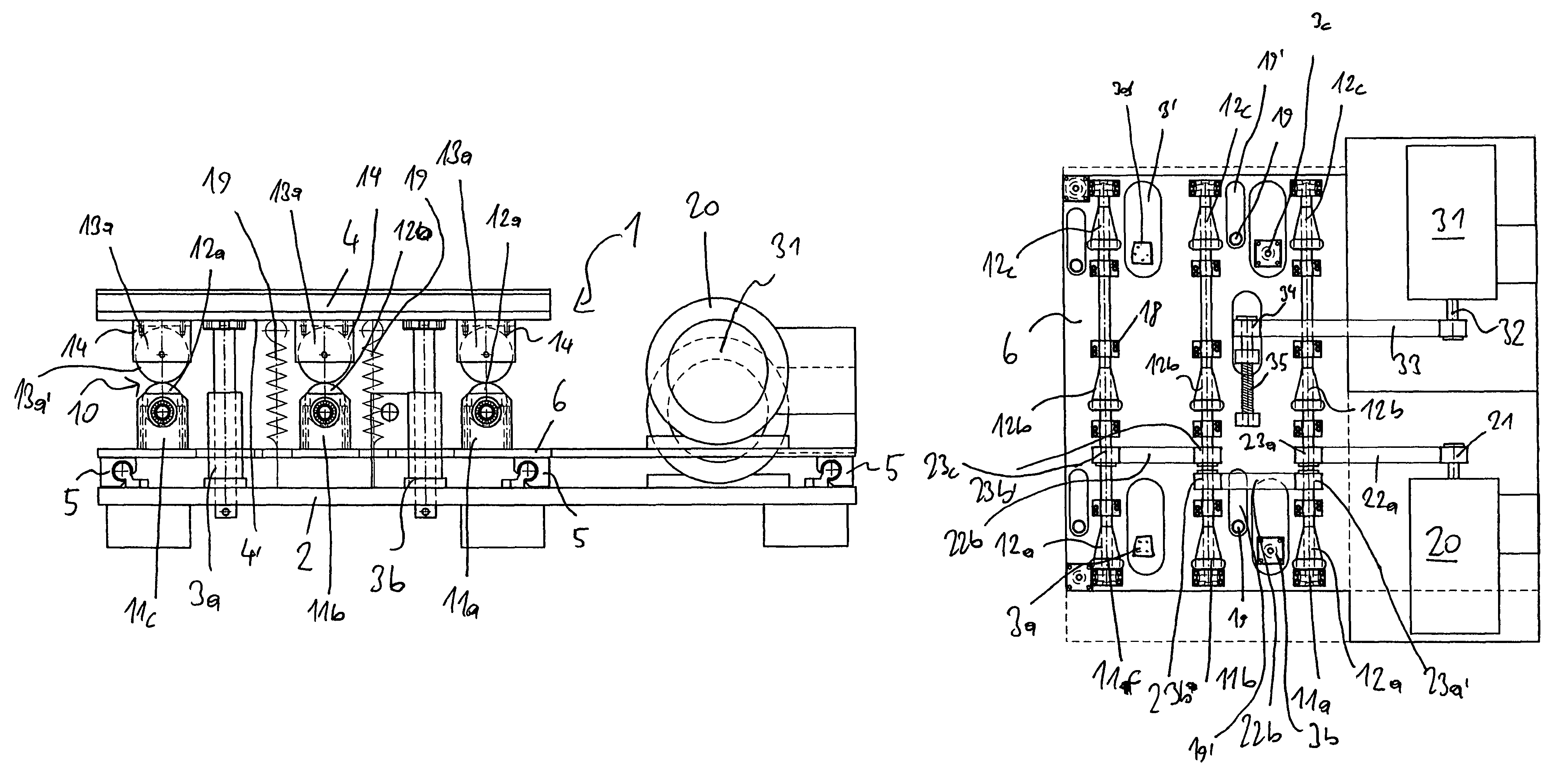 Device for training and/or analyzing a user's musculoskeletal system