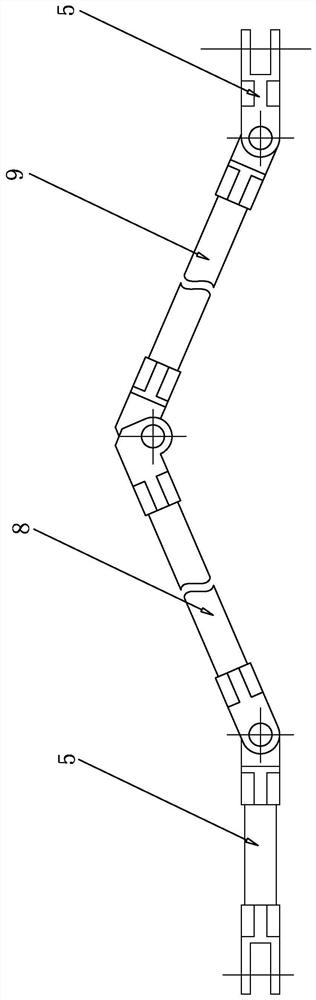 Panel antenna folding and unfolding unit and two-dimensional folding and unfolding antenna mechanism