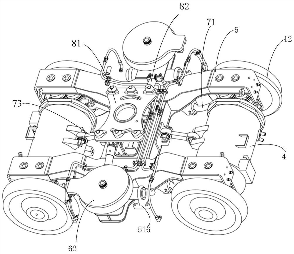 A motor end cover for bogies, bogies and rail vehicles