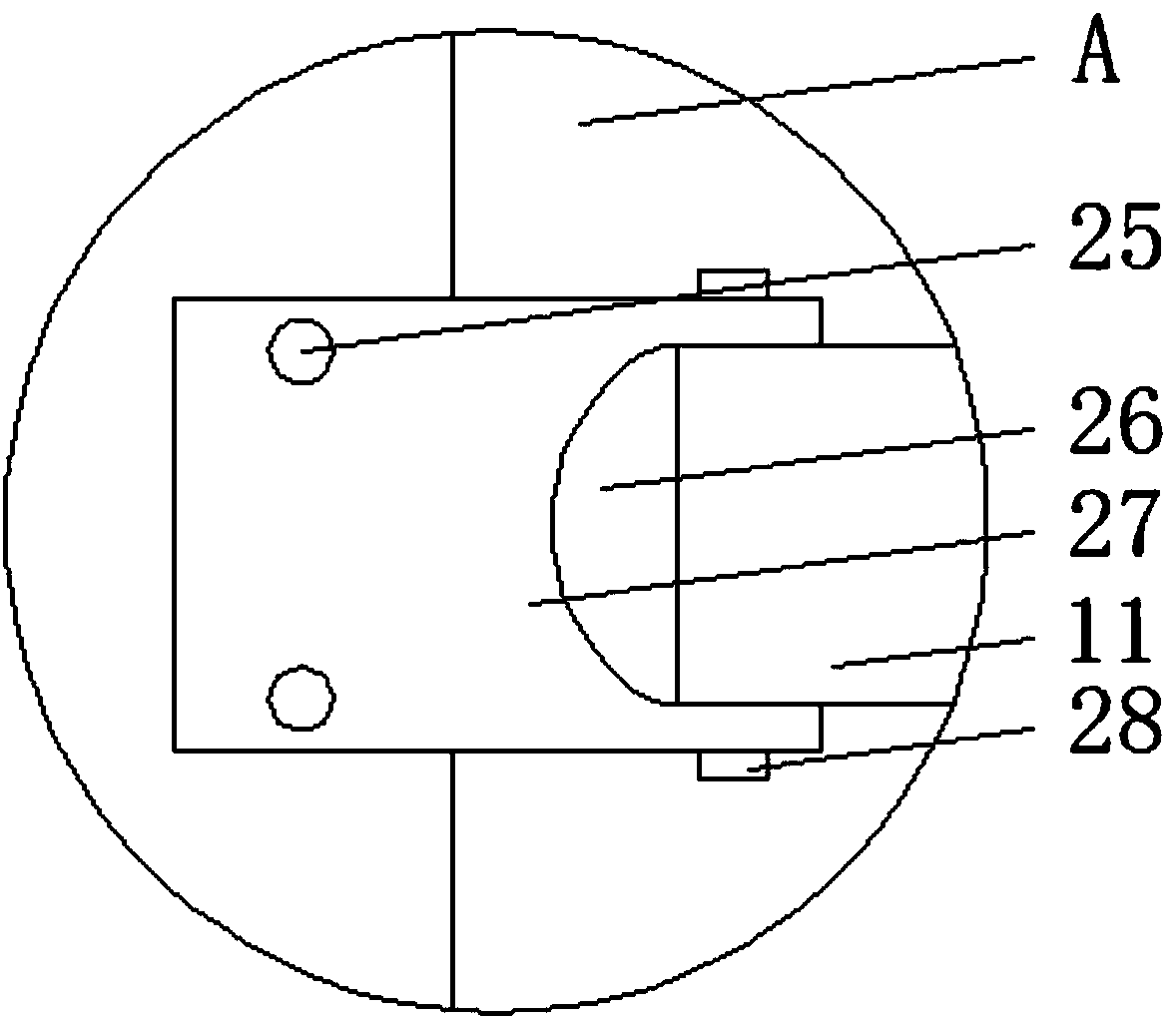 Bed for facilitating dressing examination of gynecological private parts