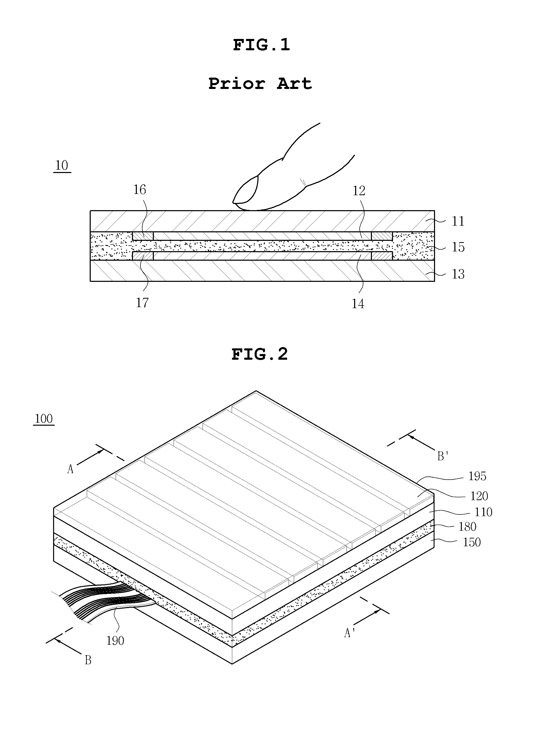 Capacitive touch panel