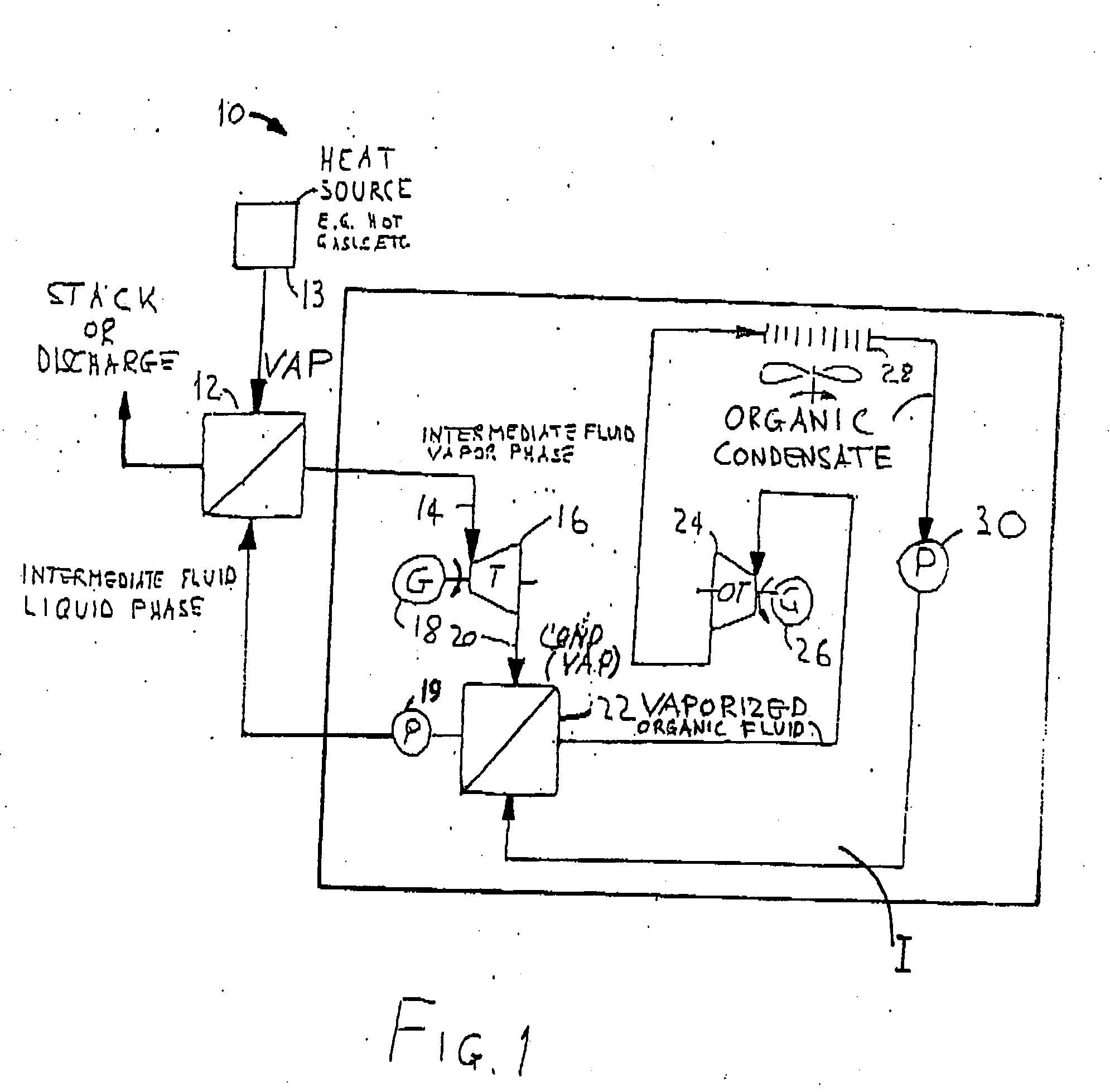 Organic working fluids