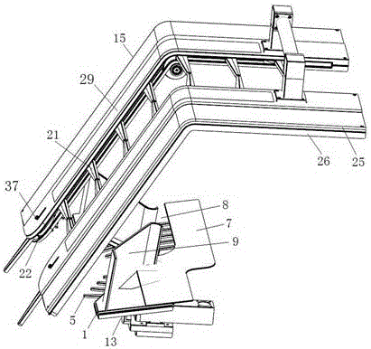 Harvester Reeling and Grain Helping Device