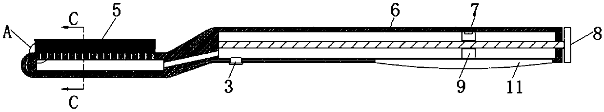 Toothbrush for children to quantitatively use toothpaste