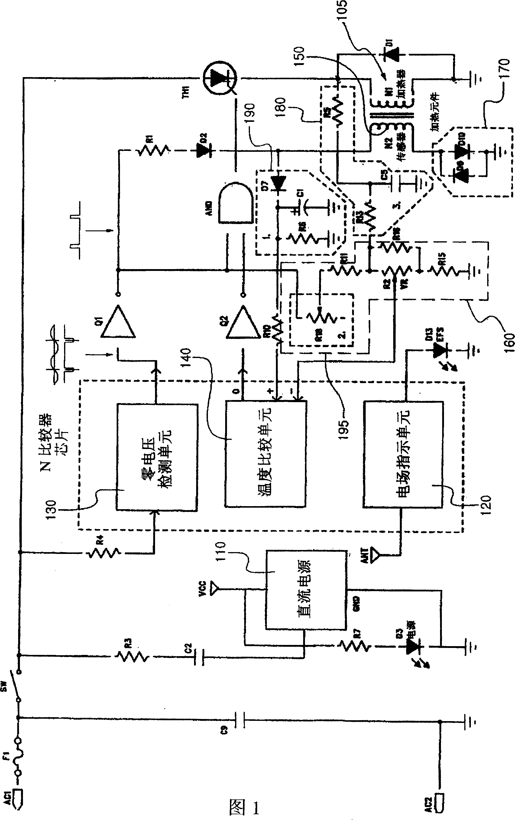 The electric heat mat controller