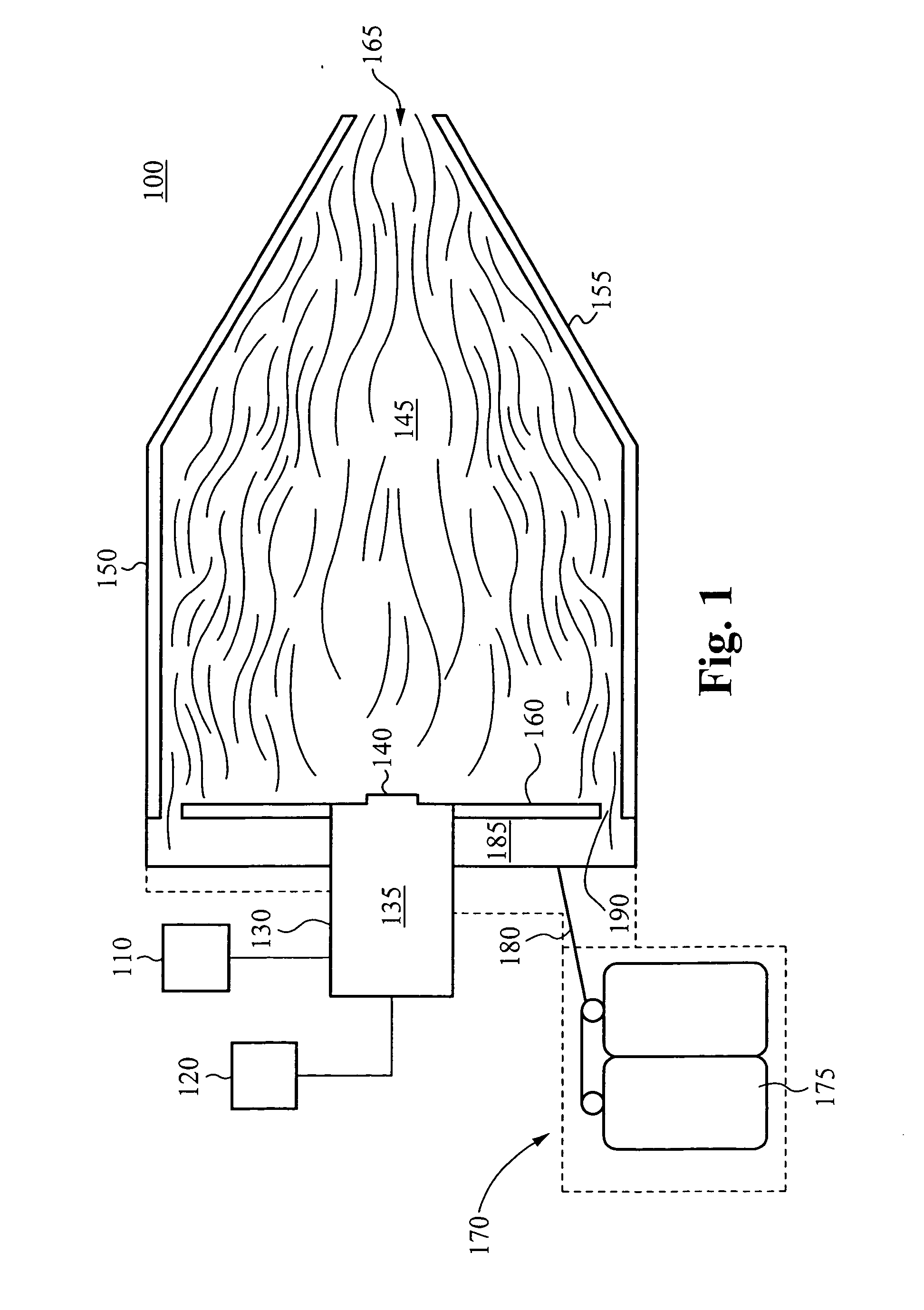 Highly turbulent quench chamber