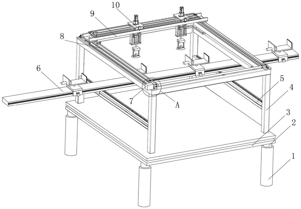 Edge excess material cutting equipment for plastic plate and working method thereof