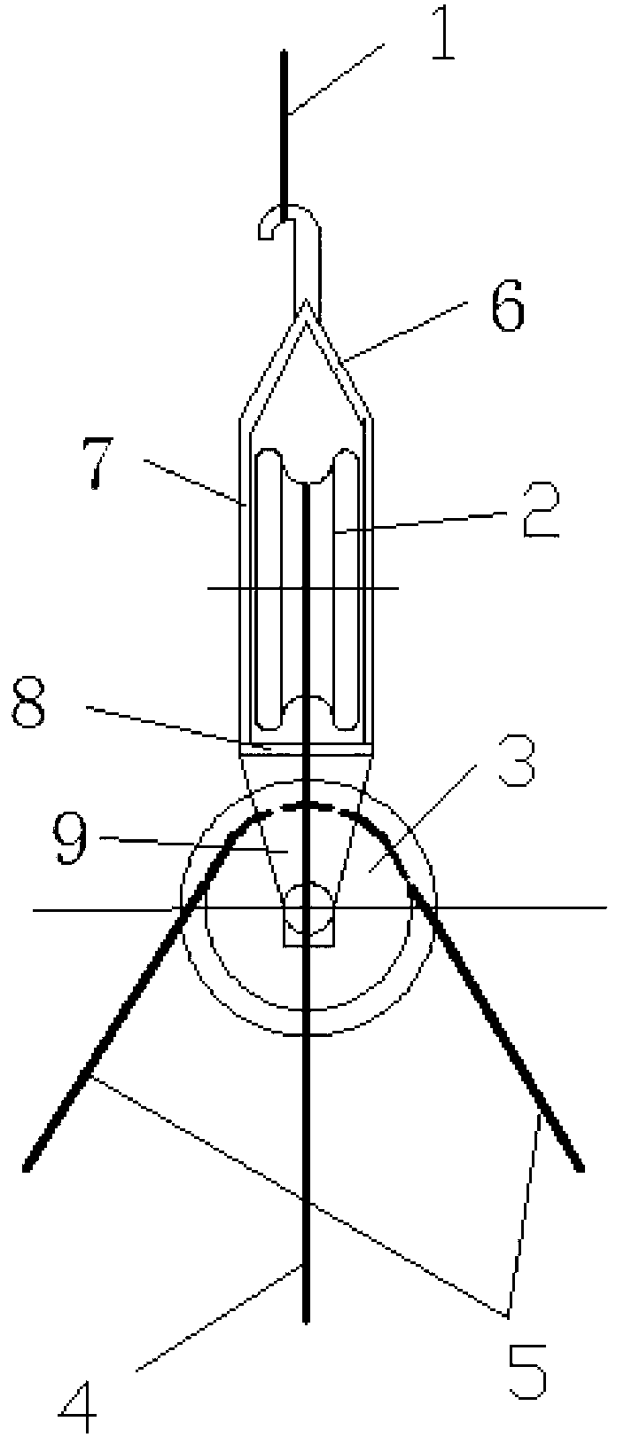 Butt-joint adjusting device of steel bar cage