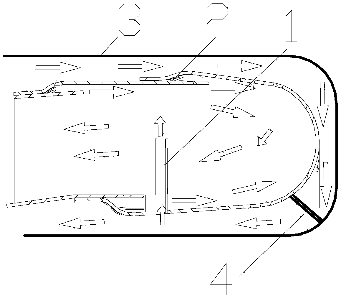 Flame stabilizers for backflow combustor