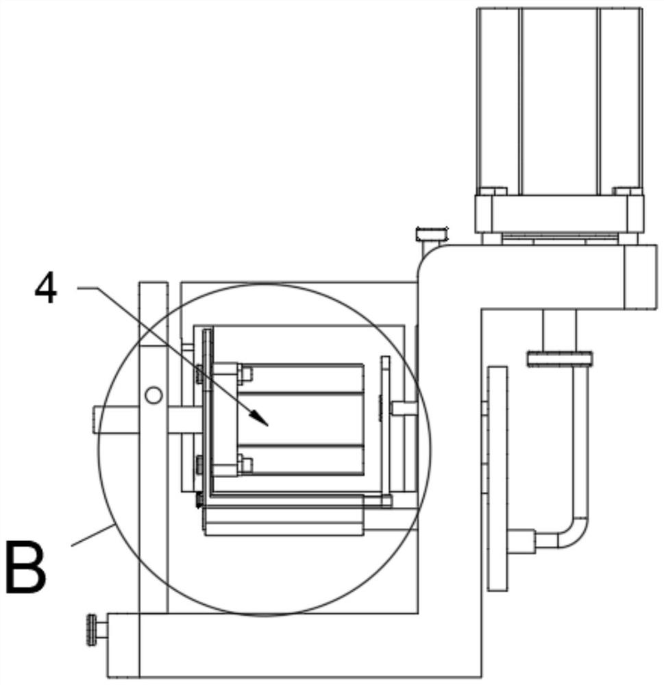 Test tool structure capable of simulating load operation of motor