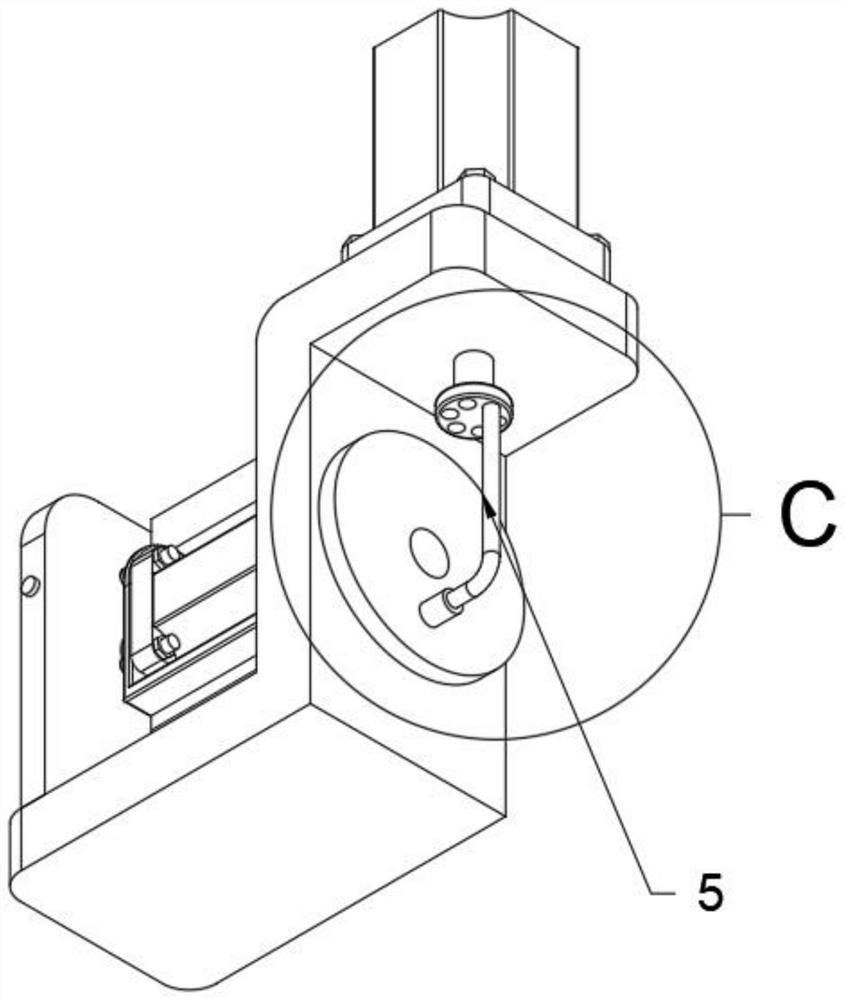 Test tool structure capable of simulating load operation of motor