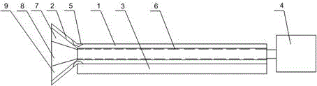 Collection method for waste cutting fluid of steel pipes