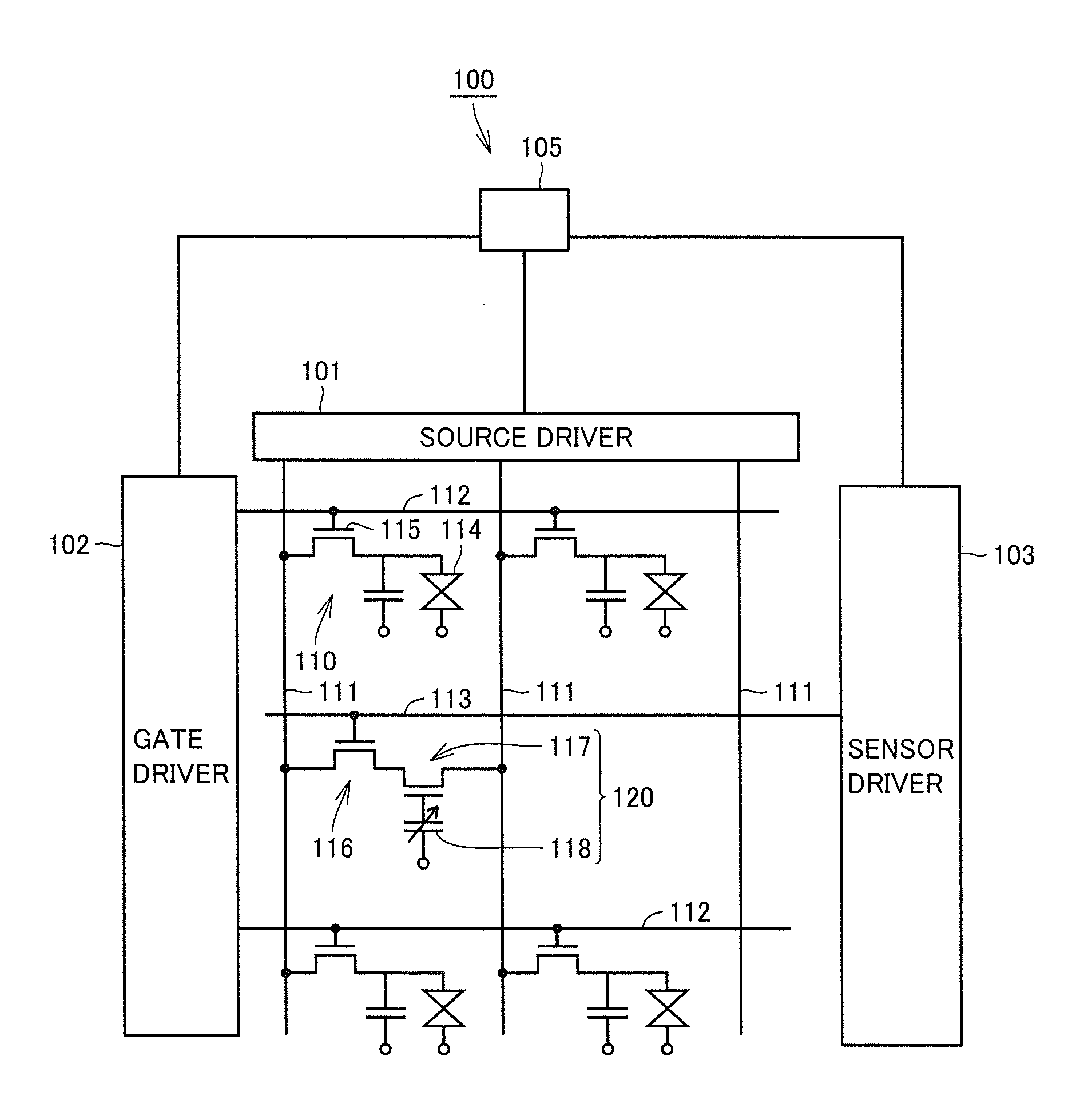 Pressure detecting device and method for manufacturing the same, display device and method for manufacturing the same, and TFT substrate with pressure detecting device