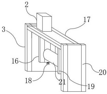 Elastic composite polyester fiber filament processing device