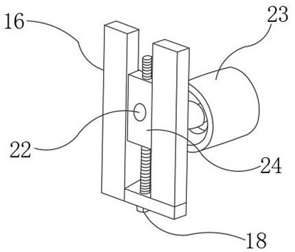 Elastic composite polyester fiber filament processing device