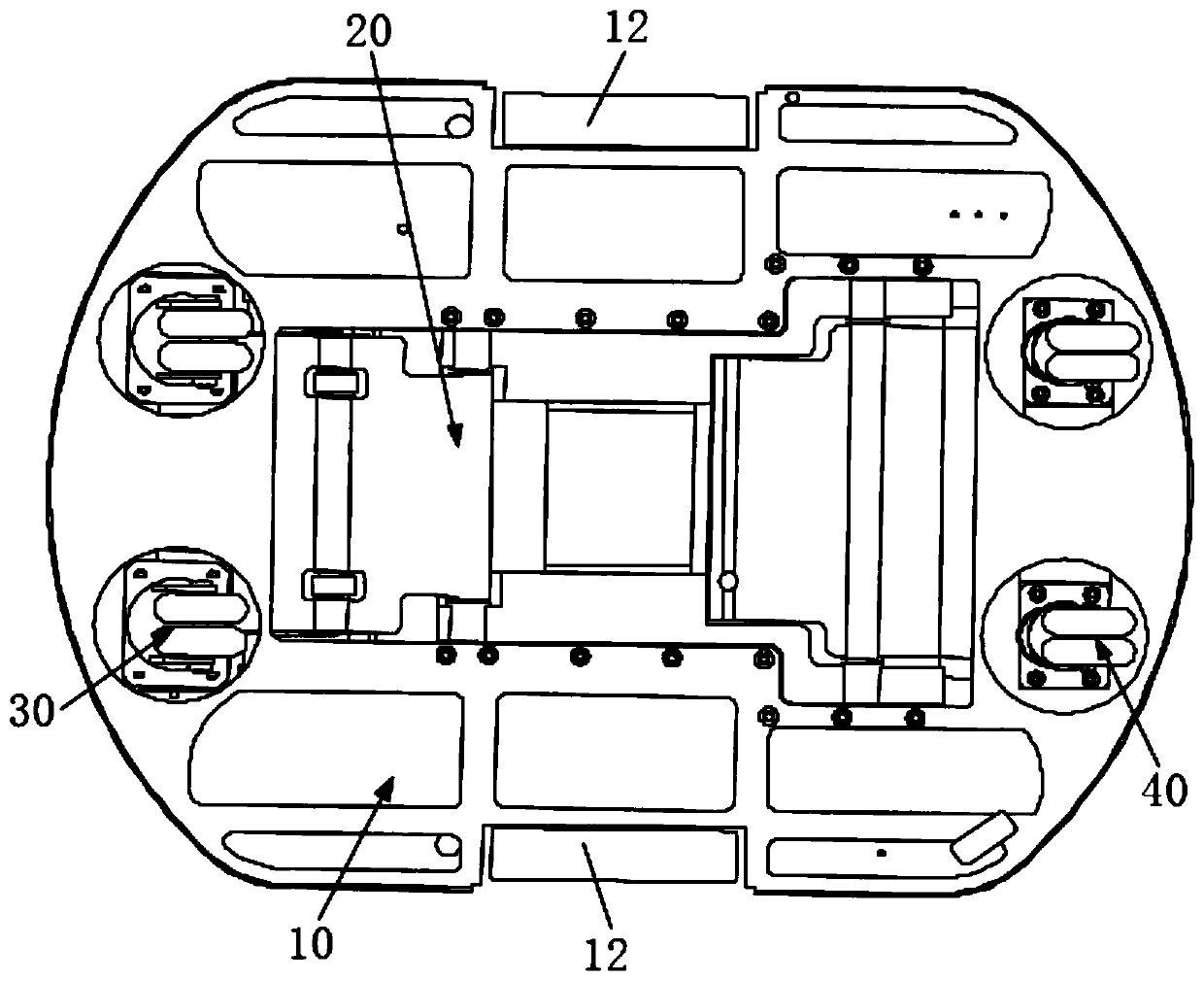 Chassis assembly and carrying vehicle