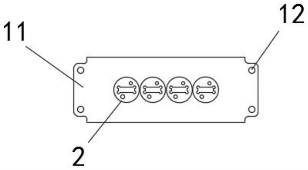 An infrared main light reflective module device and construction method