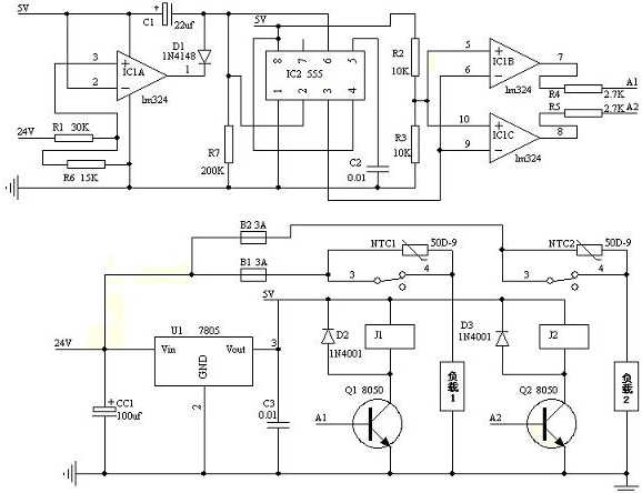 Novel surge control circuit