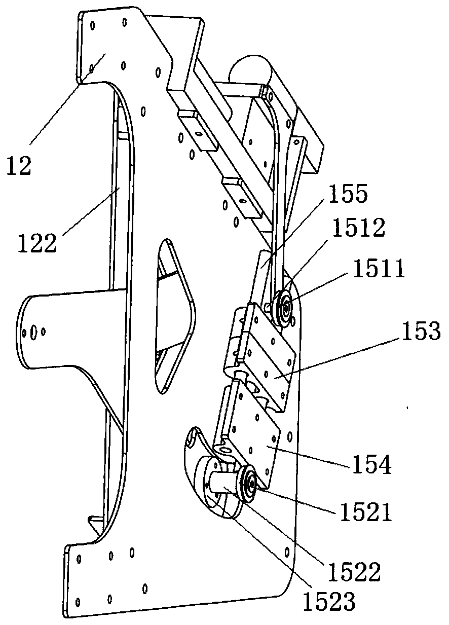 Rehabilitation robot lifting and weight reduction mechanism