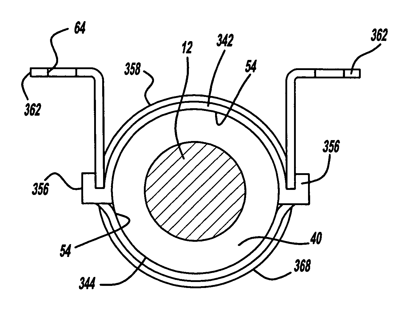 Non-slip rate-plated sta-bar bushing