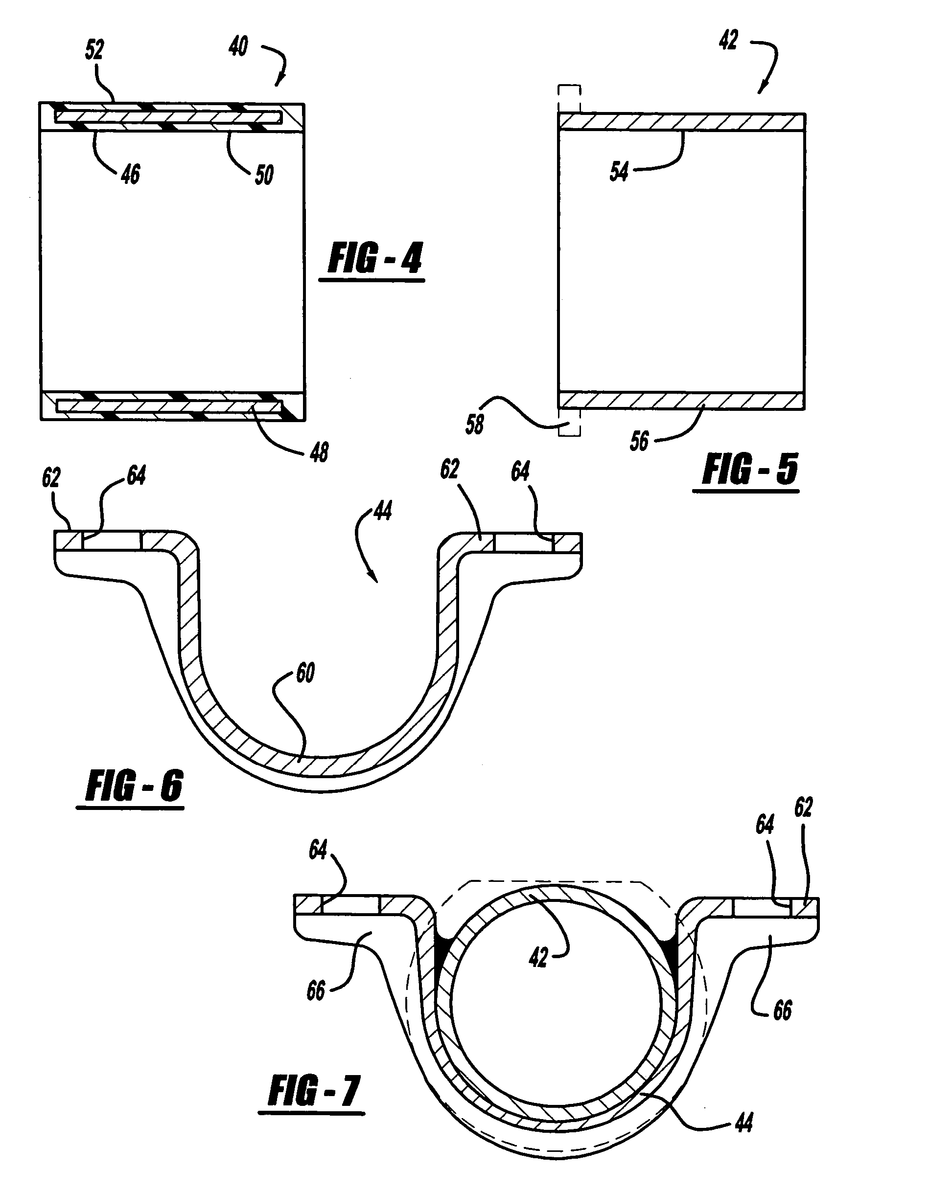 Non-slip rate-plated sta-bar bushing