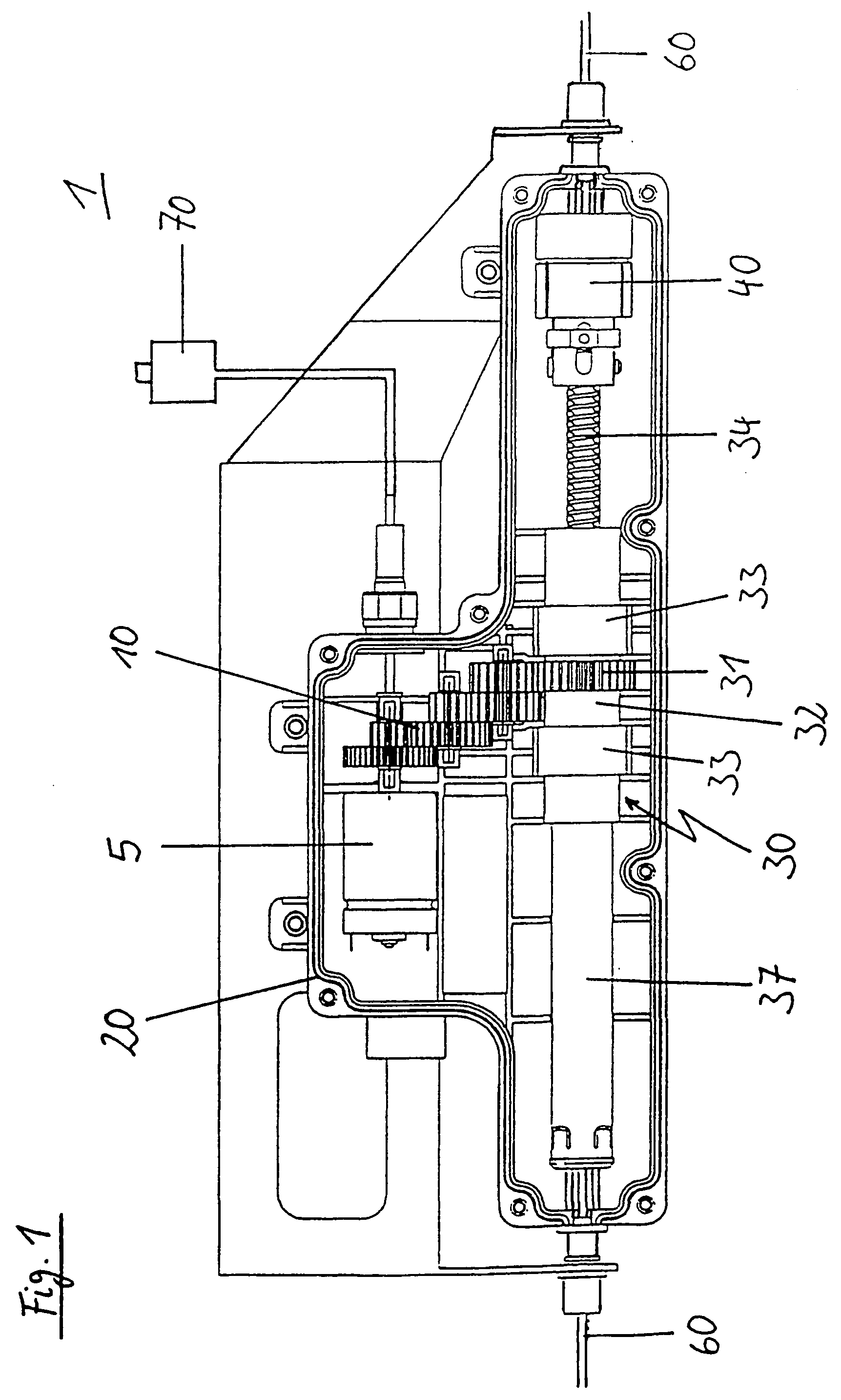 Electrically powered parking brake