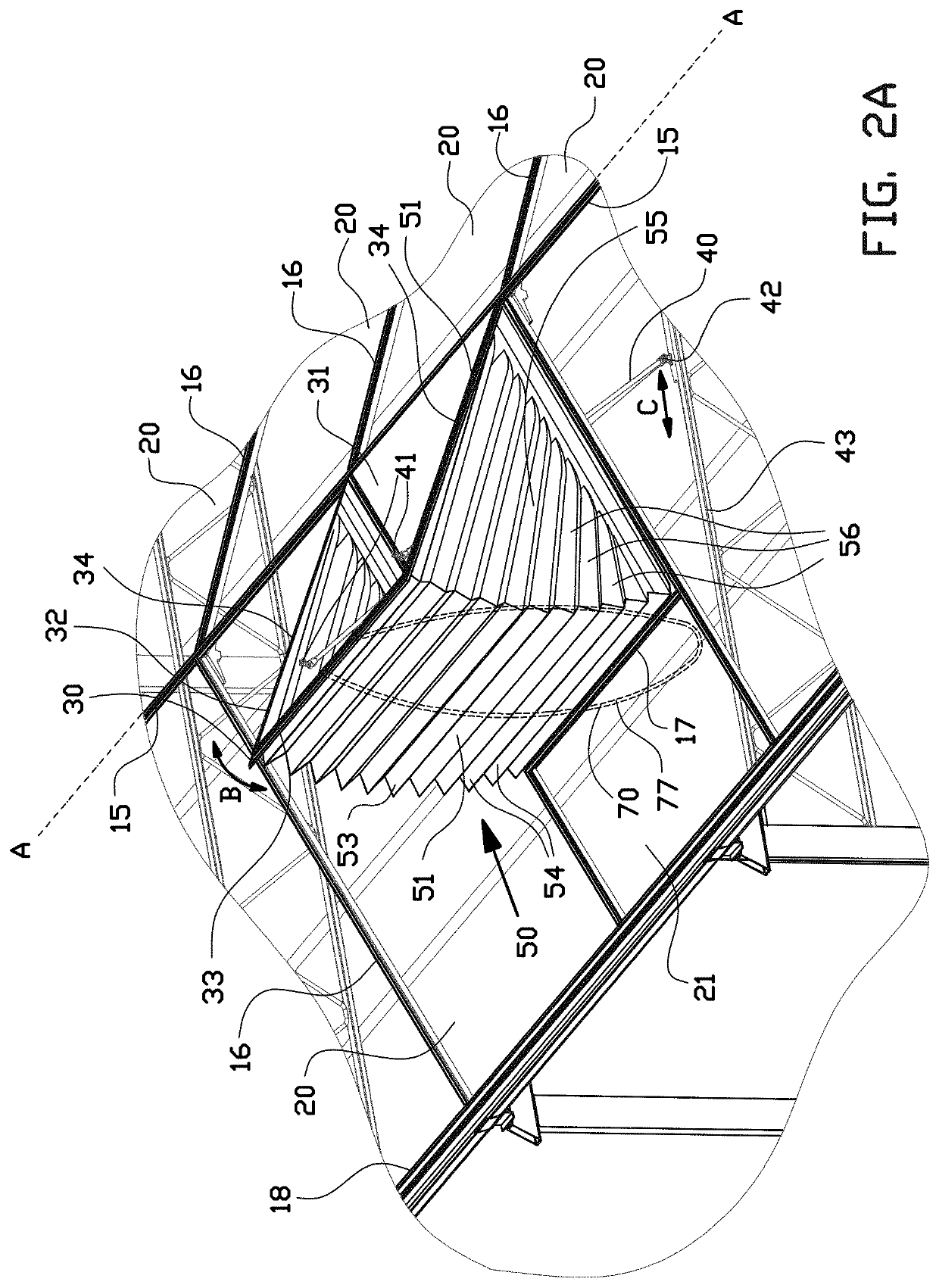 Greenhouse with netting system