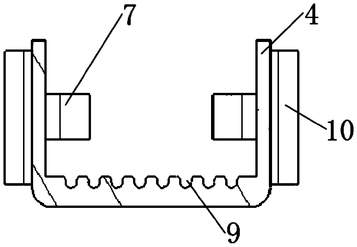 Battery pack wire harness protecting and fixing assembly