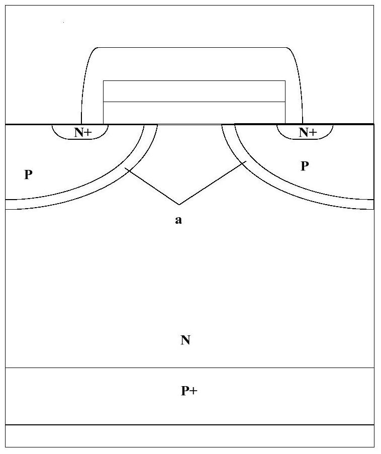 Carrier-enhanced injection igbt structure