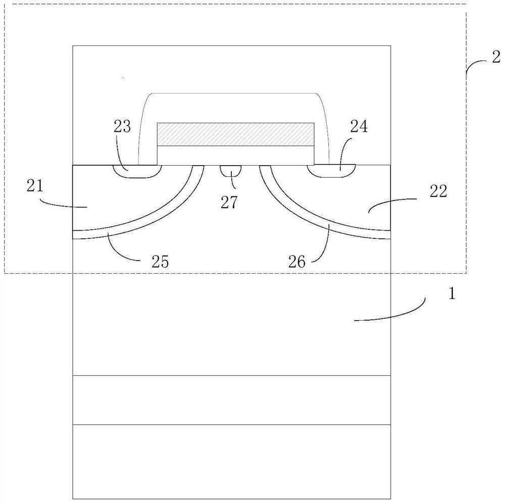 Carrier-enhanced injection igbt structure