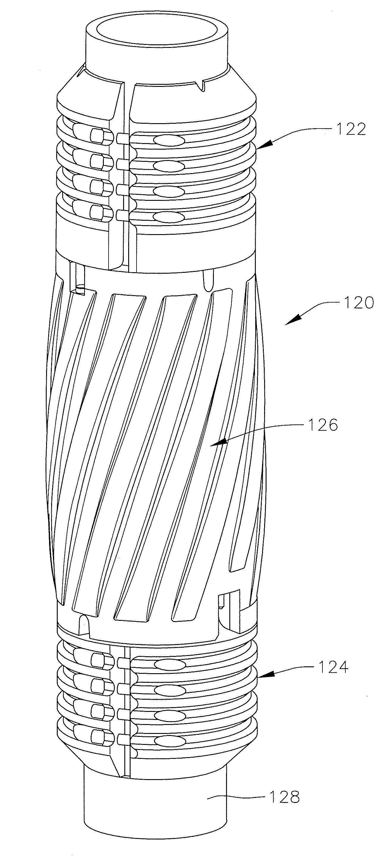 Non-rotating casing centralizer