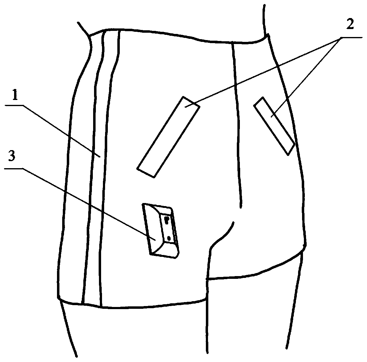 Infant hip joint posture catcher