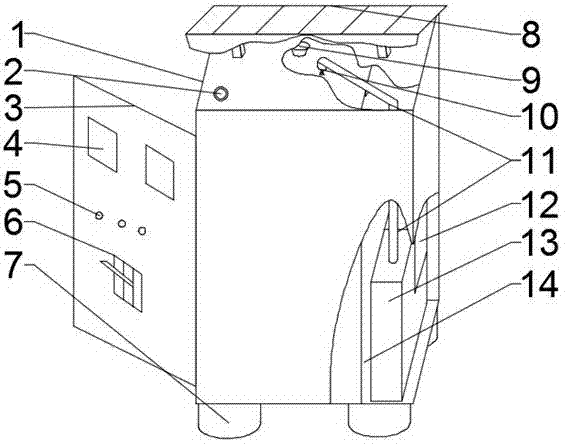 Fireproof type AC low-voltage power distribution cabinet