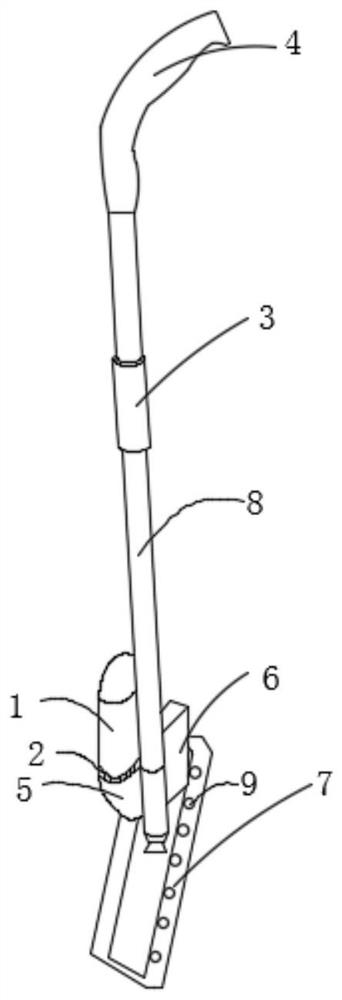 An automatic water spray mop