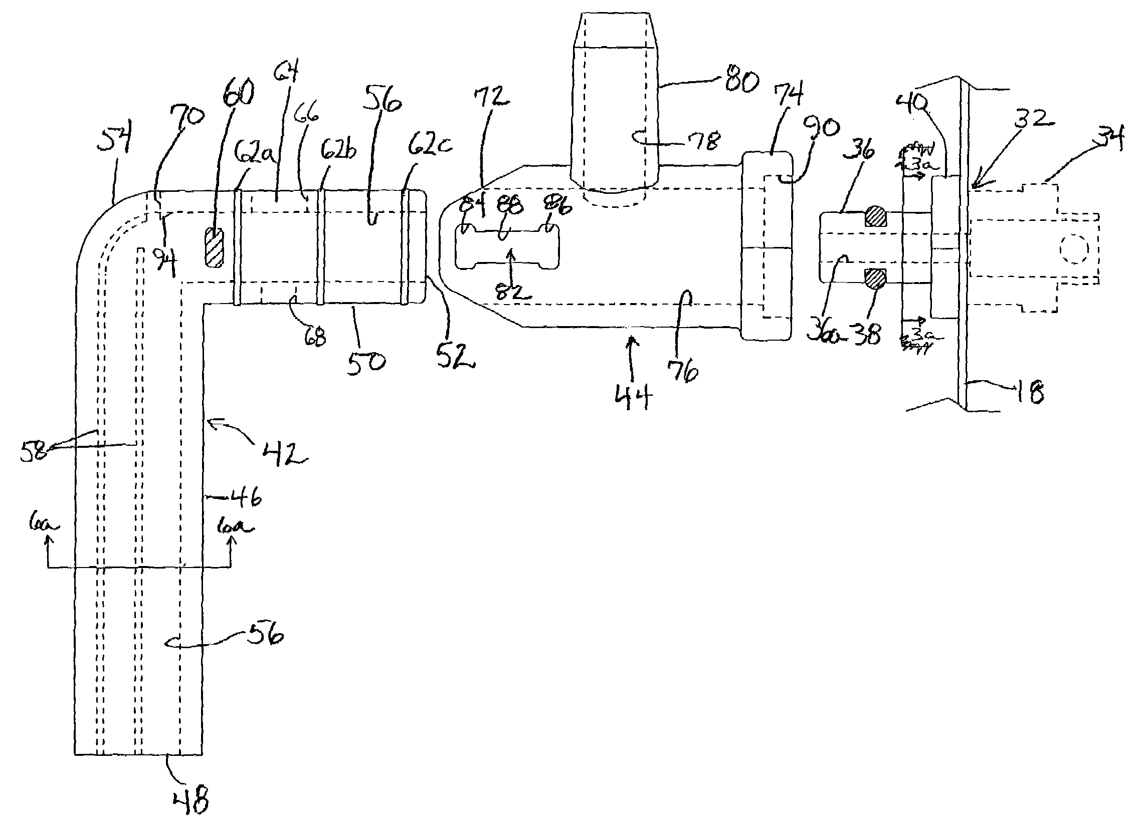 Sanitary, vented and disposable dispensing assembly for post mix beverage dispenser