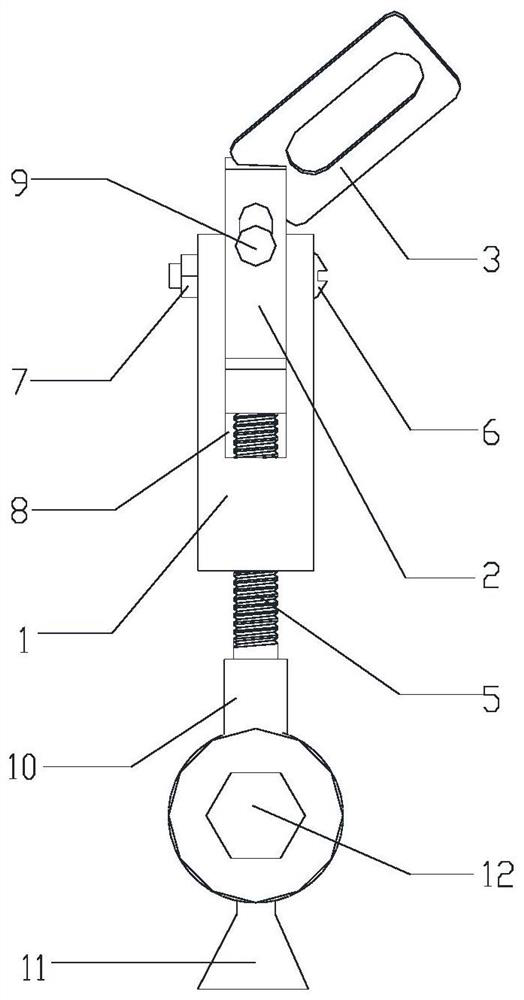 A kind of working head for gram bar that is convenient for hooking operation