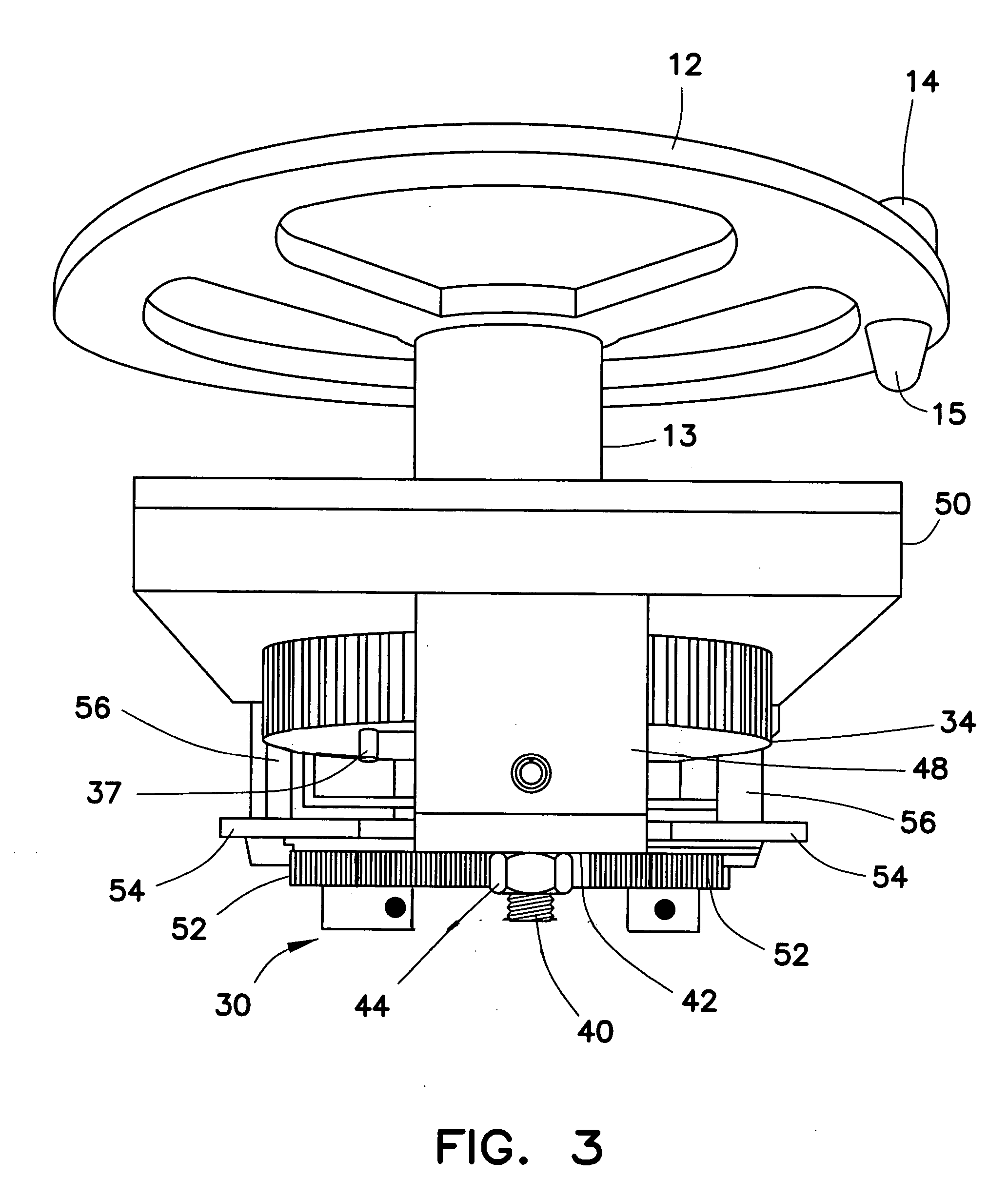 Small diameter steering wheel apparatus