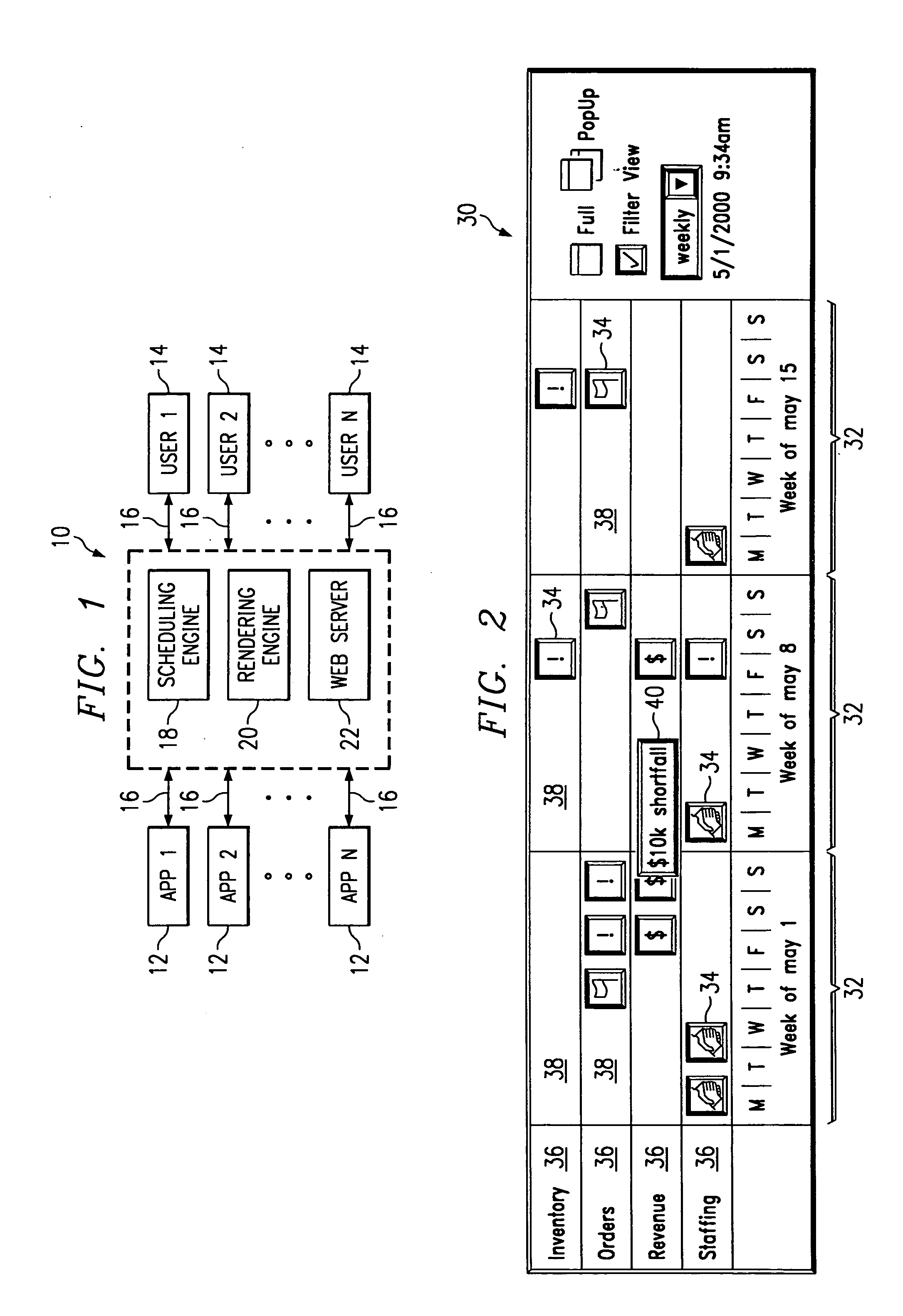 Application-driven scheduling system and method